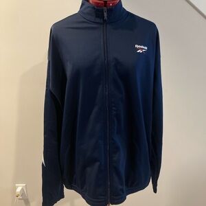 Reebok Men's Dark Blue Windbreaker